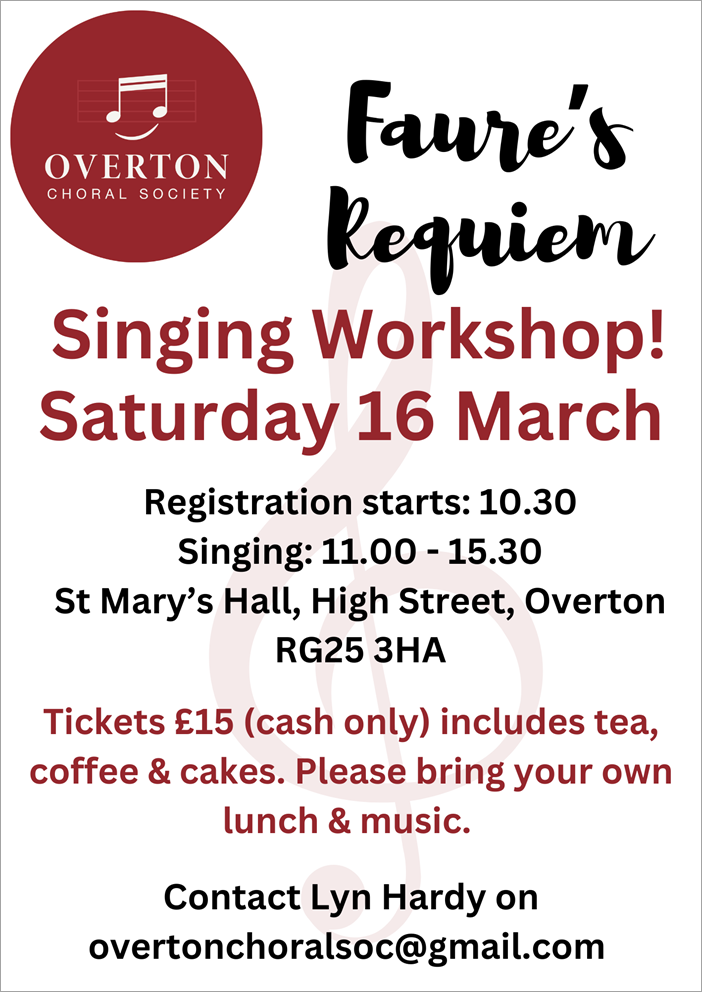 Faure Workshop March 2024 Faure Workshop image