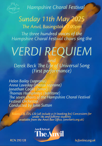 Verdi Requiem Hampshire Choral Festival